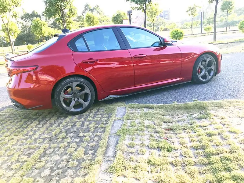 Боковая юбка из углеродного волокна для автомобиля боди бампер боковая чехол