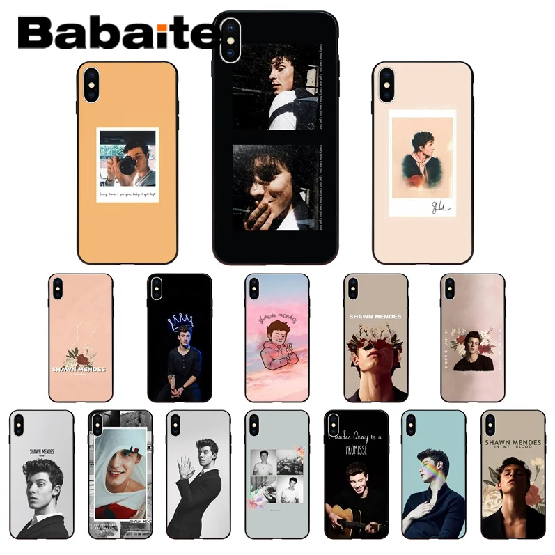 Для iphone 11pro max shawn mendes TPU Мягкий силиконовый чехол для телефона 8 7 6 6S Plus X XS MAX 5 5S SE