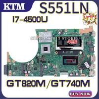 for asus s551ls551lns551lbr553l laptop motherboard mainboard test ok i7cpu 4gbmemory gt740mgt820m2gb