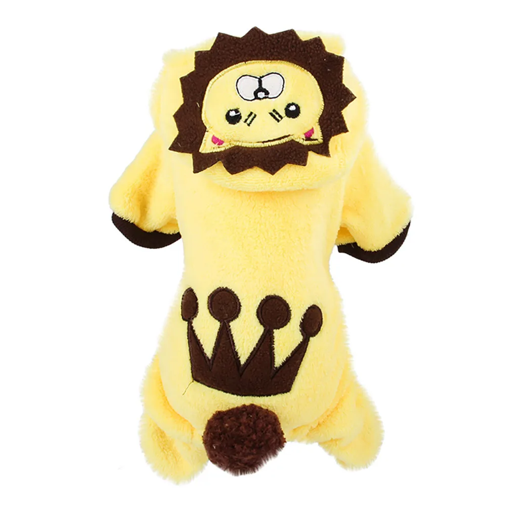 Новое милое пальто с капюшоном для домашних питомцев сохраняющее тепло удобная