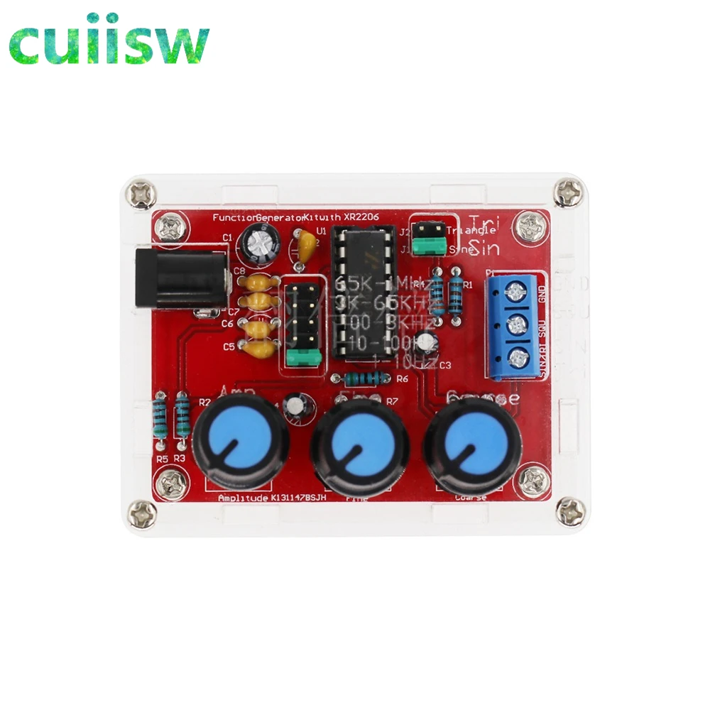 Генератор сигналов XR2206 функциональный синусоидальный/прямоугольный генератор