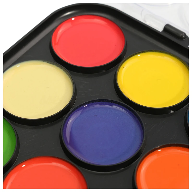 Набор акварельных художественных красок с кисточкой и чехлом для художников 21