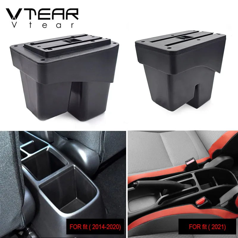 Подлокотник Vtear для Honda Fit Jazz gk5 внутренняя центральная консоль коробка хранения