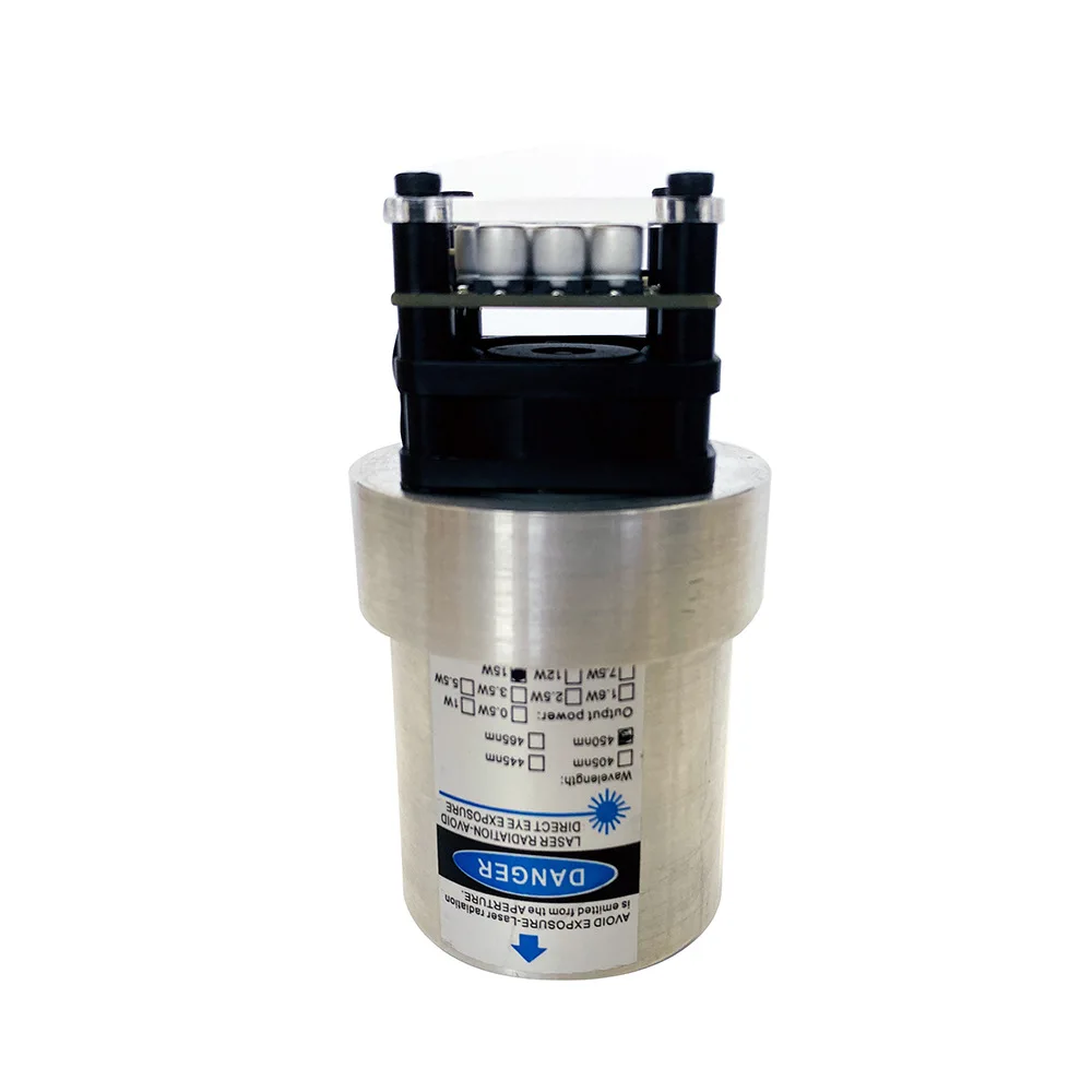 Новый цилиндрический лазерный модуль 15 Вт с фиксированным фокусом 52 мм может