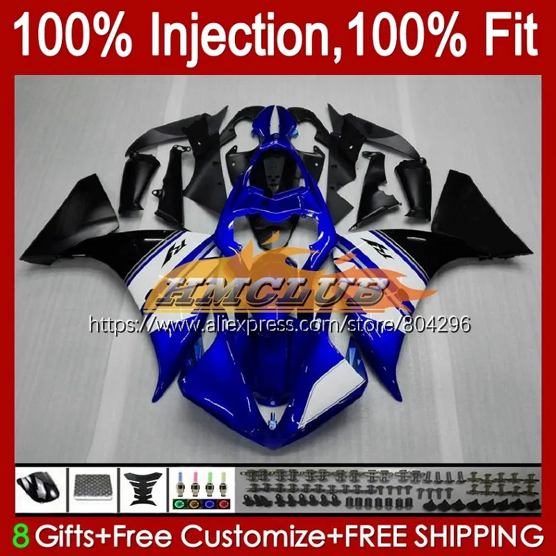 

Injection For YAMAHA YZF R1 1000 R 1 YZF1000 124No.23 YZF-R1 YZFR1 09 10 11 12 YZF-1000 Blue black 2009 2010 2011 2012 Fairing