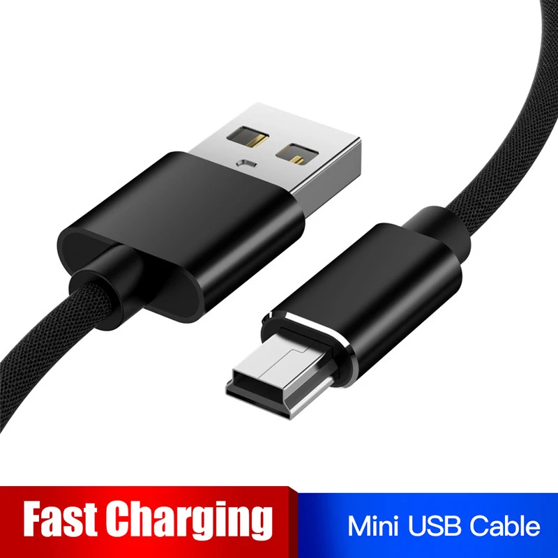 Мини USB кабель 1 м устройство для быстрой зарядки и передачи данных с Mini на MP3 MP4