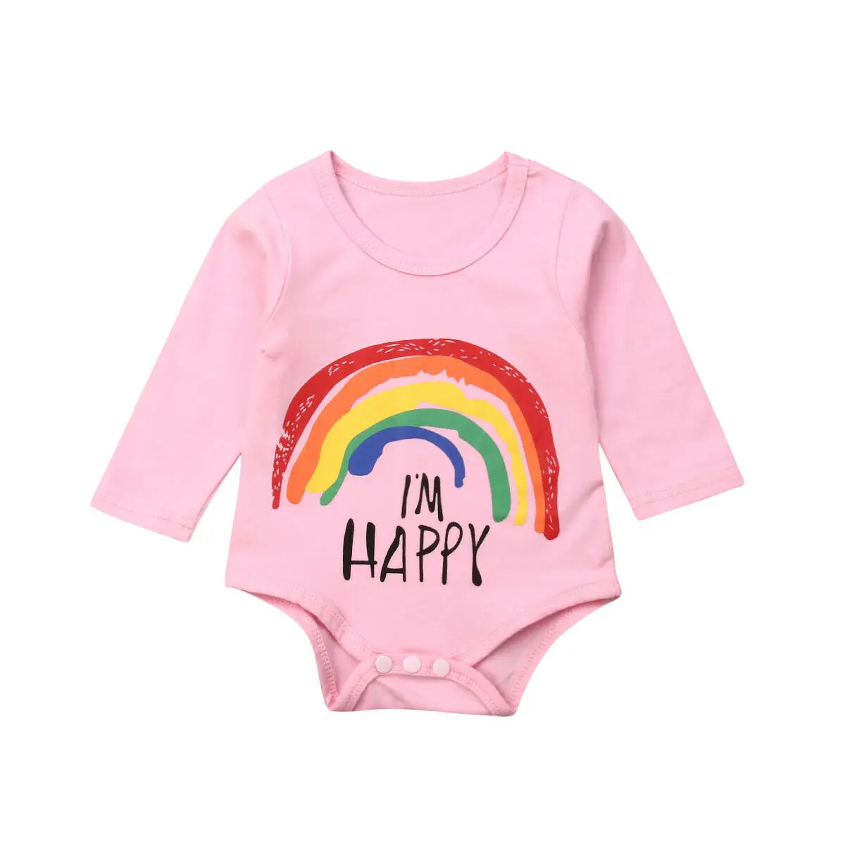 2019 г. Новая Осенняя Одежда для новорожденных девочек и мальчиков хлопковое боди с