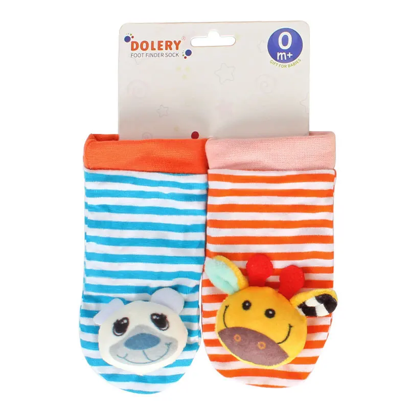 Игрушка для новорожденных повязка на запястье детские погремушки с героями