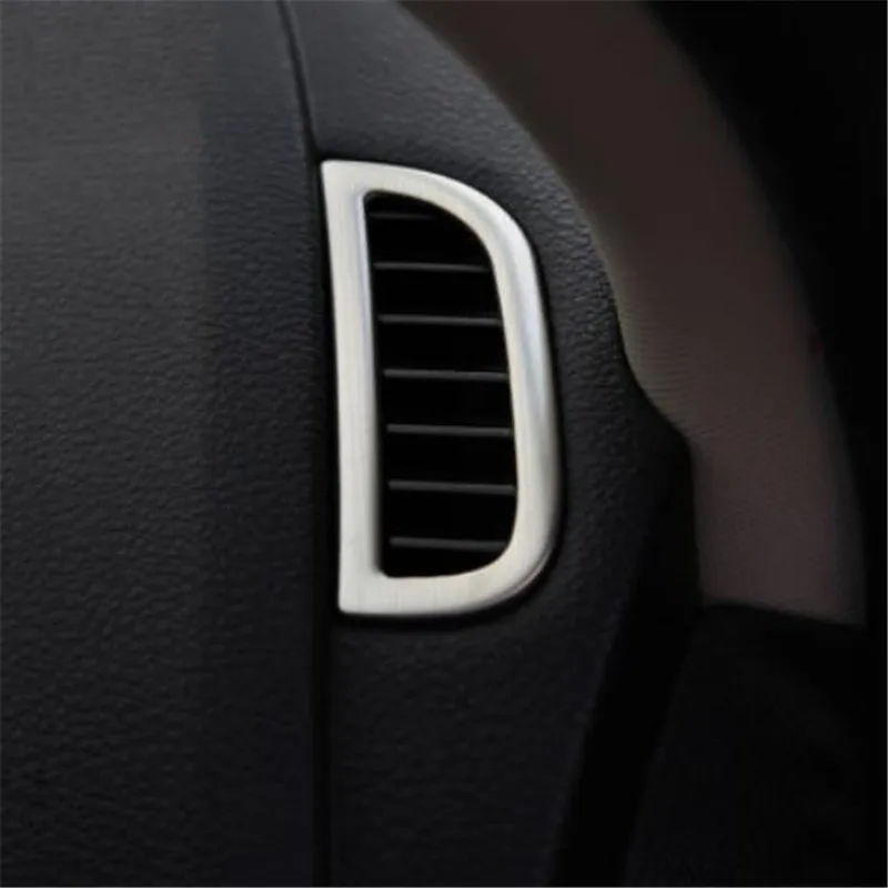 2 шт./компл. интерьерный чехол из нержавеющей стали с отделкой вентиляционного