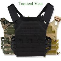 outdoor 600d lightweight hunting tactical vest military molle modular body ammo airsoft paintball combat protective vest