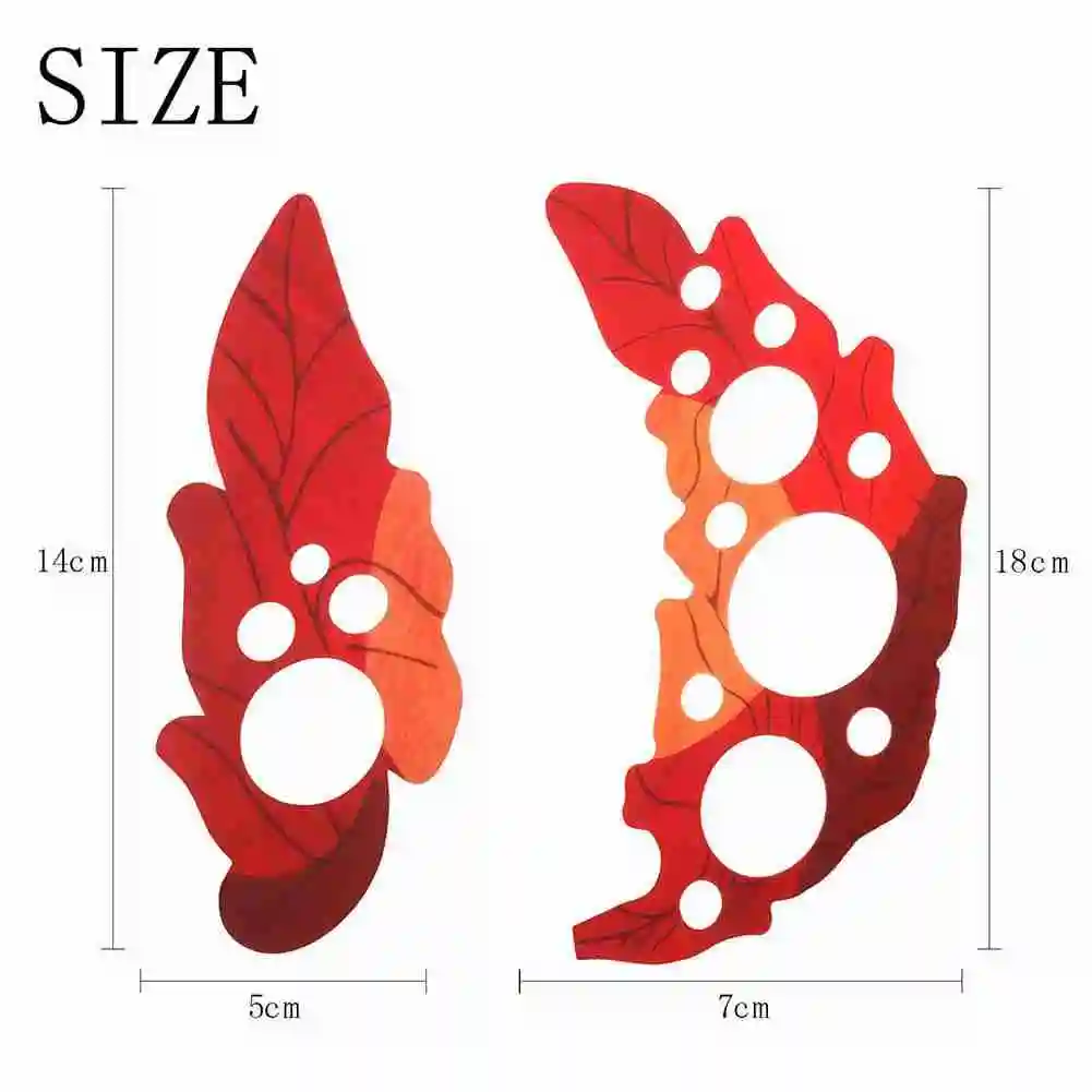 

Stylish Cool Red Leaves Grapes Style Guitar Acoustic Guitar Sticker Guitar Decoration Accessories Supplies Beach Evening Style
