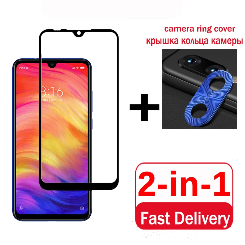 Кольцо для камеры и Защита экрана Redmi Note 7 note 8 pro 2 в 1 алюминиевый чехол Mi 9 защитное