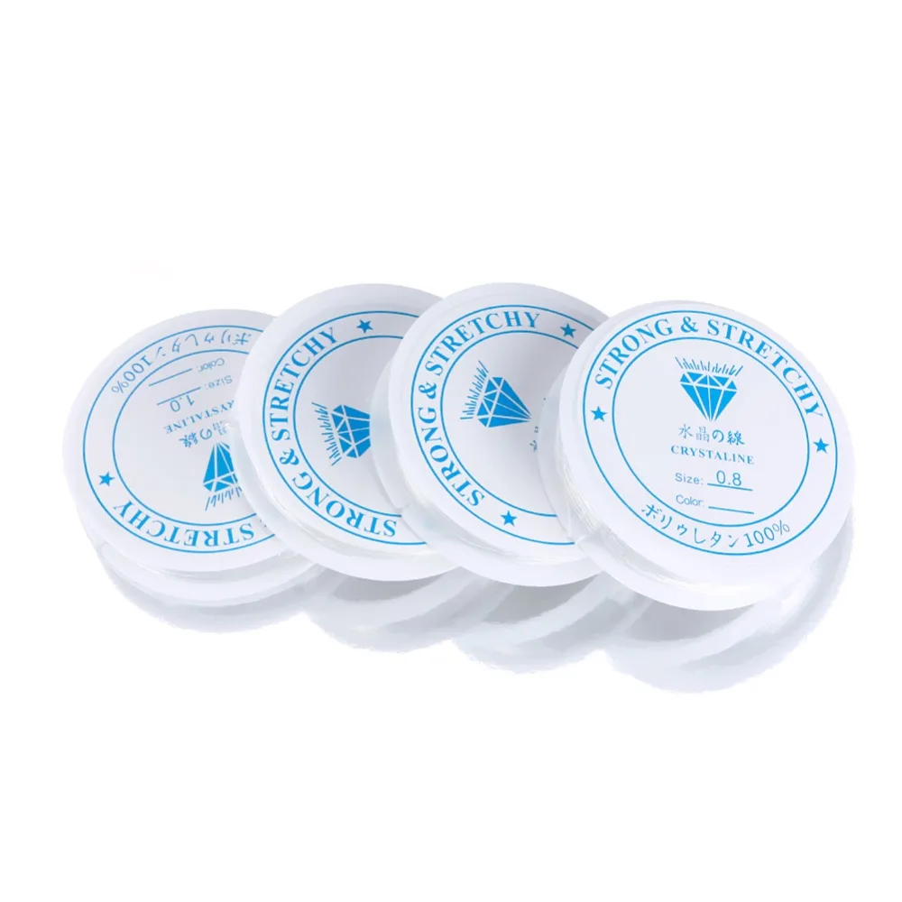 2 рулона шнурка поделки из бисера Изготовление браслетов и ожерелий ювелирные