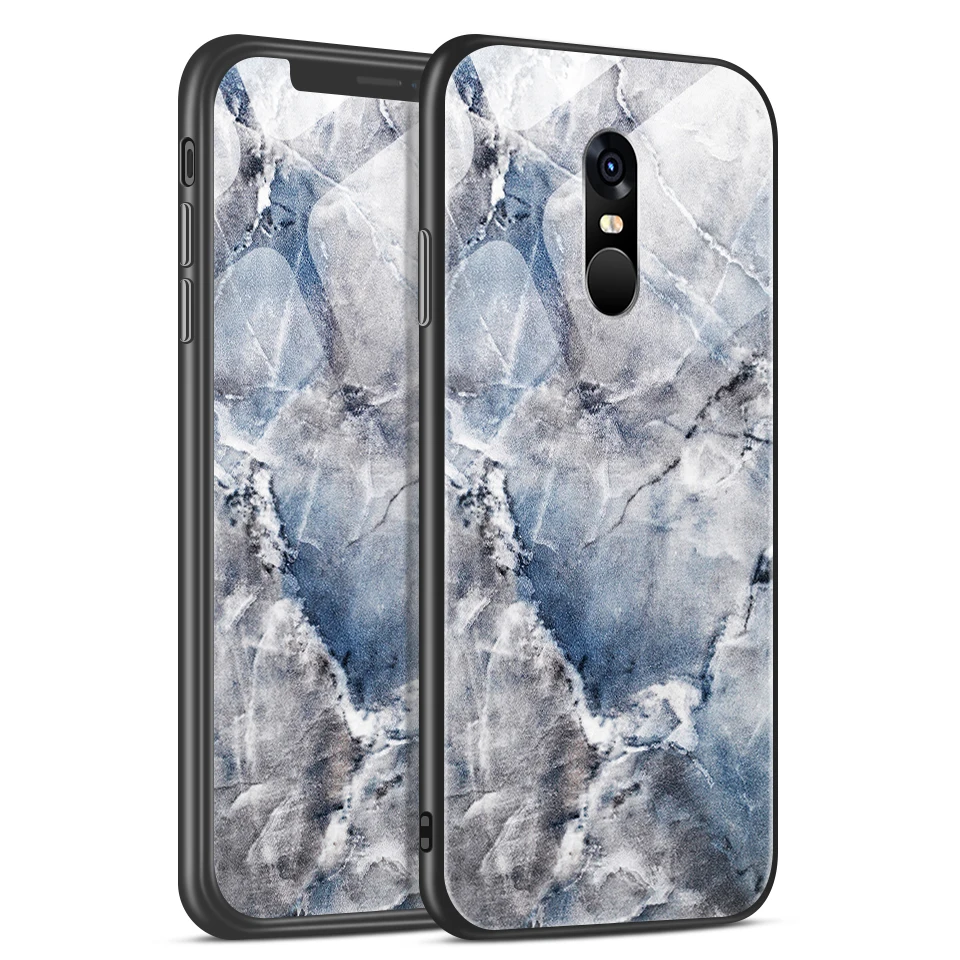 W313 Для Xiaomi Redmi Note 4/4X роскошный чехол из закаленного стекла для Remi Note 4 Pro CN Version/4 Gobal Version Fashion Soft Edge Shell - Цвет: W313