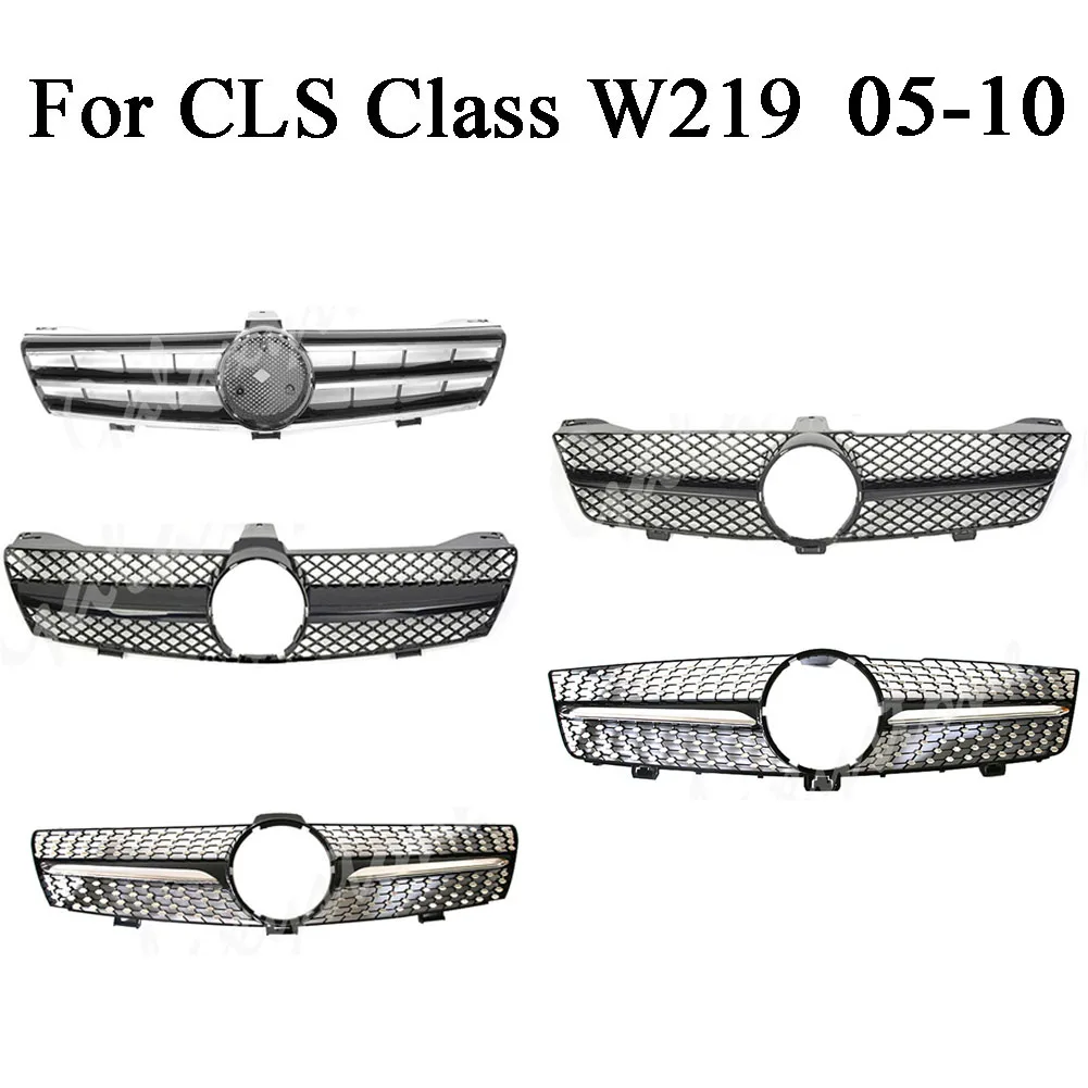 Передний гриль бампер верхняя решетка для Mercedes Benz W219 CLS Class CLS350 CLS500 CLS550 2005 2006 2007 2008