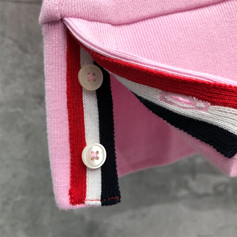 Мужская толстовка TB THOM осенне-зимние толстовки модная брендовая розовая