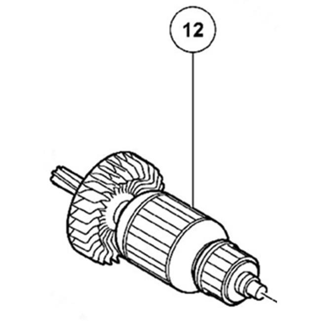 

220В-240В арматурный ротор для Hitachi S18SB S15SB 360758E 360758F
