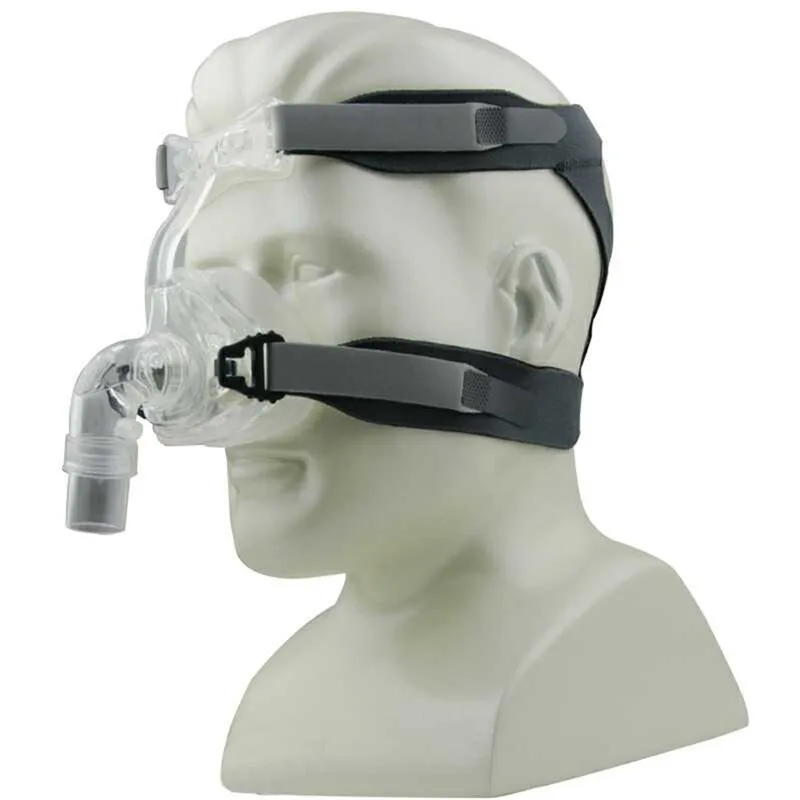 FM1 маска для лица CPAP Авто CPAP BiPAP маска с бесплатным головным убором Белый s m l для сна апноэ OSAS храп людей