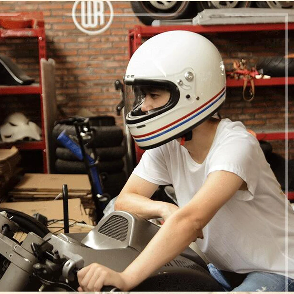 Мотоциклетный шлем AMZ мотоциклетный из стекловолокна на все лицо для мотокросса