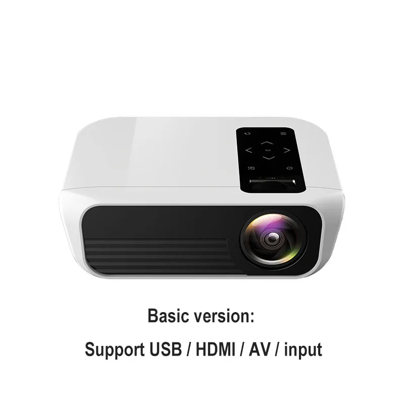 Basic Version ByJoTeCH T8 светодиодный проектор 1920*1080 Full HD 1080P Android 7,1 4500 люменов Amlogic S905 2G 16G Proyector Beame домашний кинотеатр - Цвет: Basic Version