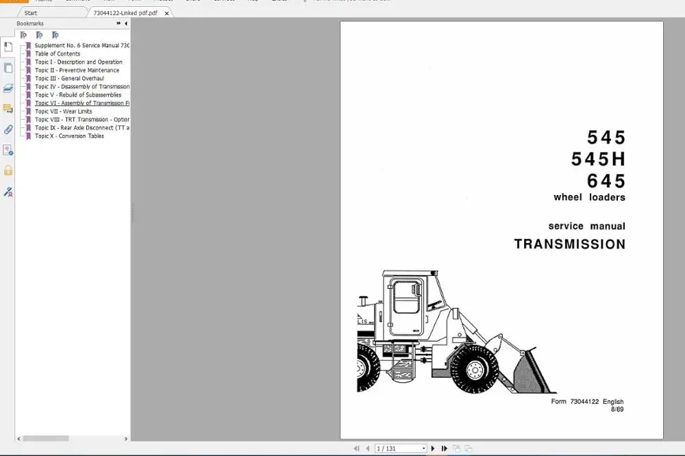 For Fiat Allis Tractor Service Library Operator &amp Maintenance Parts Manual PDF 28 6GB |
