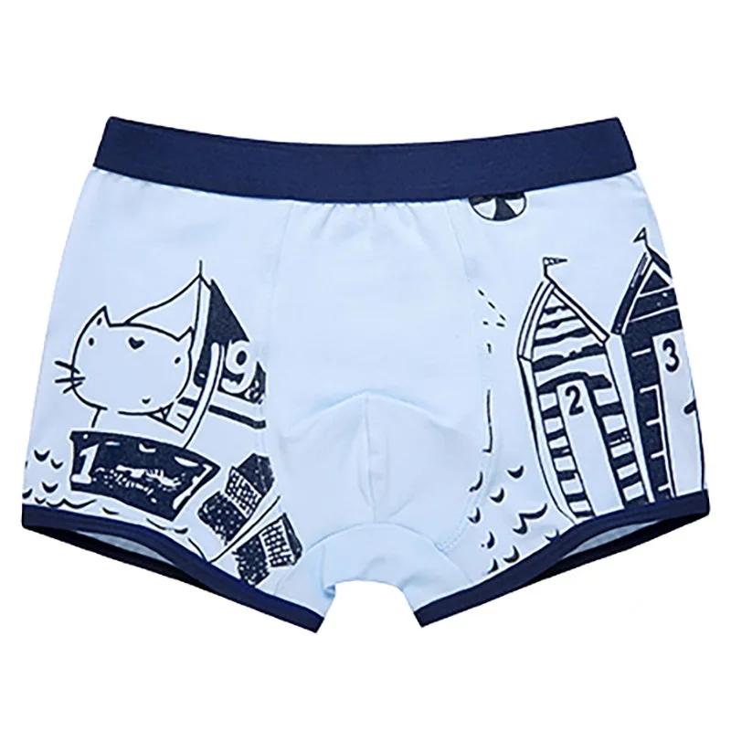 

2pcs Casual Fashion Toddler Baby Cotton Panties Children's Cartoon Printing Underpants Kids Boxer Child Boy shorts Panties