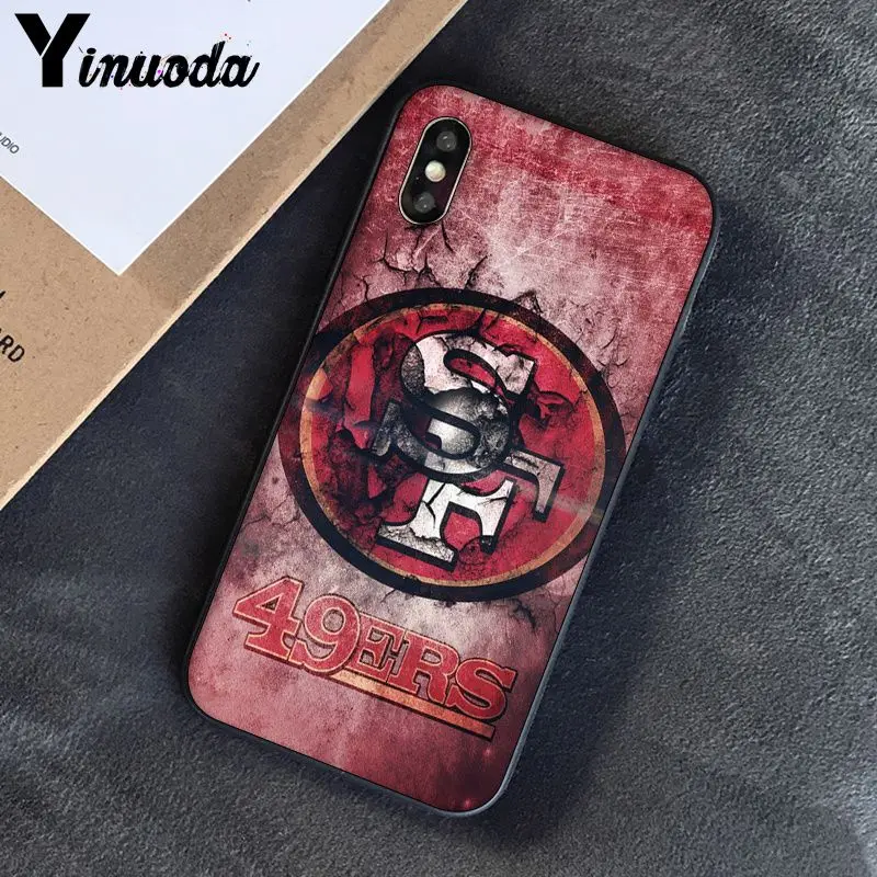 A4 Yinuoda San Francisco 49ers DIY роскошный высококачественный защитный чехол для iPhone 8 7 6 6S Plus 5 5S SE XR X XS MAX Coque 11 11pro max - Цвет: A4