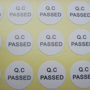 Оптовая и розничная продажа, круглая белая бумага диаметром 10 мм, наклейка для упаковки продуктов