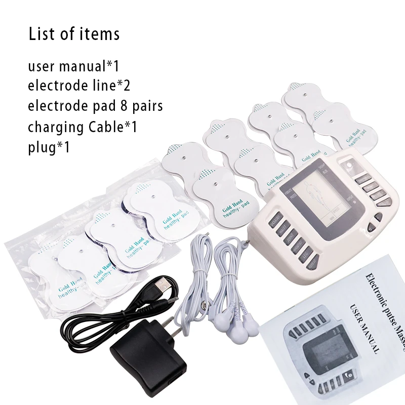 Tens электронный акупунктурный массаж всего тела для похудения импульсный