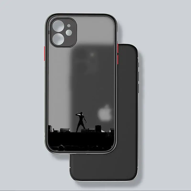 

Travis Scott Phone Case black matte transparent For iPhone 7 8 x xs xr 11 12 pro plus mini max Clear Funda