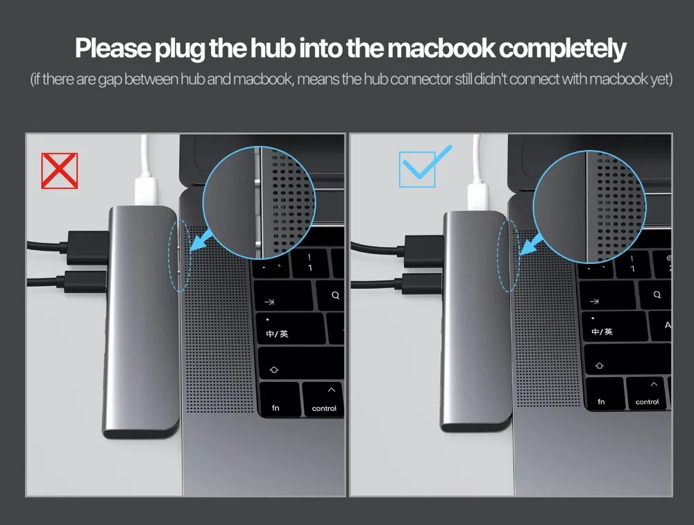 USB 3,1 type-C концентратор к HDMI адаптер 4K Thunderbolt 3 USB C концентратор с концентратором 3,0 TF sd-ридер слот PD для MacBook Pro/Air /