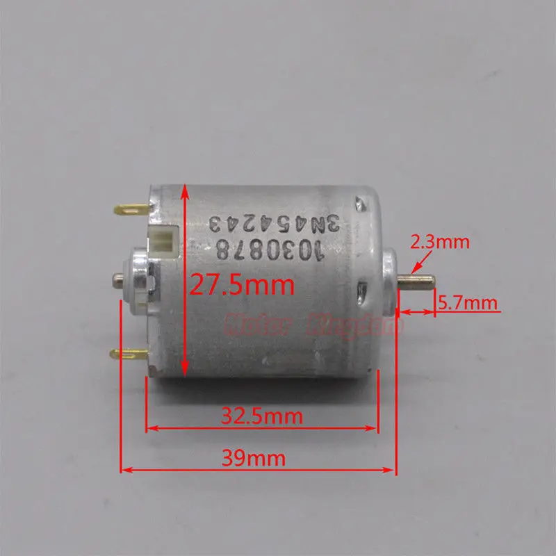 27 мм JOHNSON 1030878 RS 365 угольные щетки Двигатель постоянного тока 6V ~ 12V 6300 об/мин пять