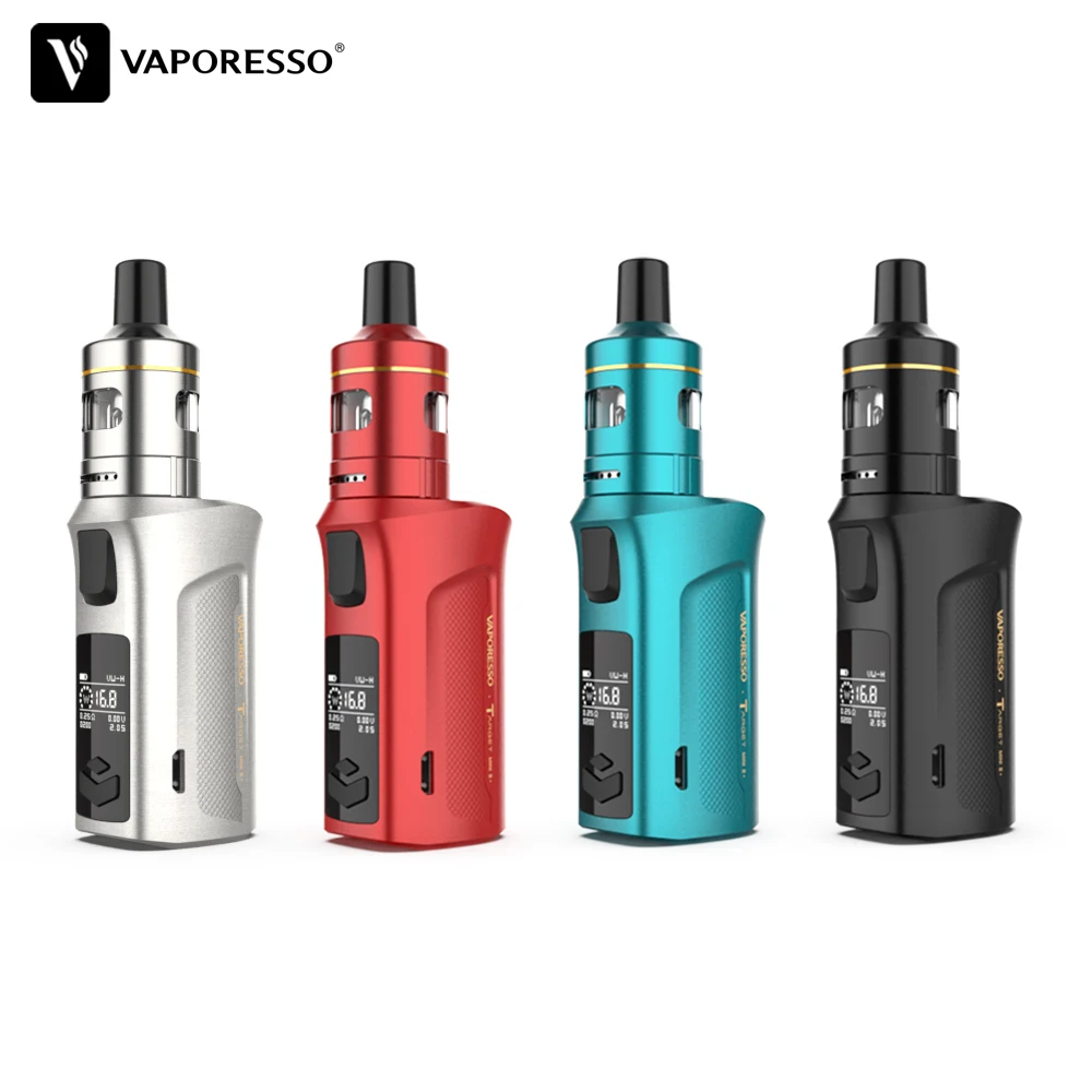 Вейп набор Vaporesso Target Mini 2 со встроенным аккумулятором 2000 мА/ч боксмод 50 Вт емкость