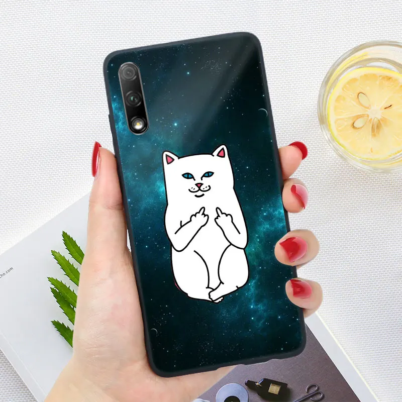 oo10 Глянцевая блестящая для huawei honor 7C AUM-L41 чехол задняя крышка huawei honor 7C 8C 8A 8S 8X 9X чехол - Цвет: oo10