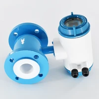 Integral Type Electromagnetic Flowmeter DN10mm-2000 DIN ANSI Flange flow meter conducting liquid and slurry