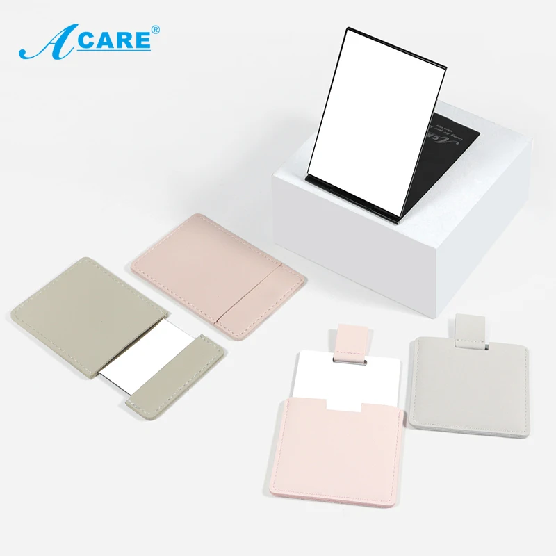 Косметическое небьющееся зеркало для макияжа Acare из нержавеющей стали