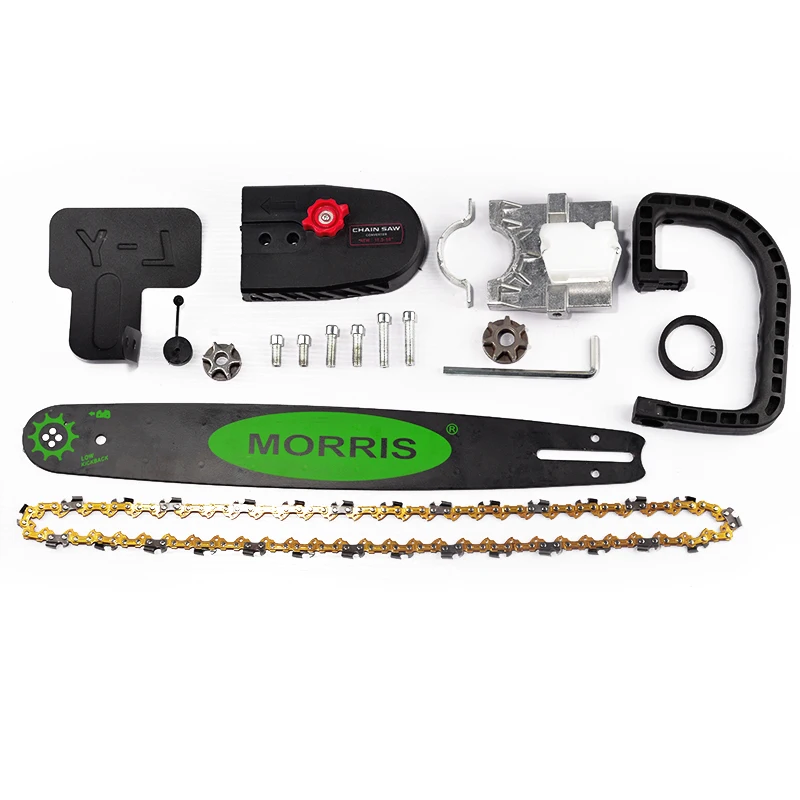 

Upgrade 5th 16 Inch Chainsaw Bracket Electric Saw Change M10+M14 Angle Grinder Into Chain Saw Woodworking Power Tool Set
