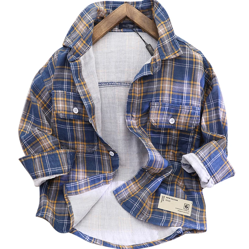 

Double cotton shirt for boys