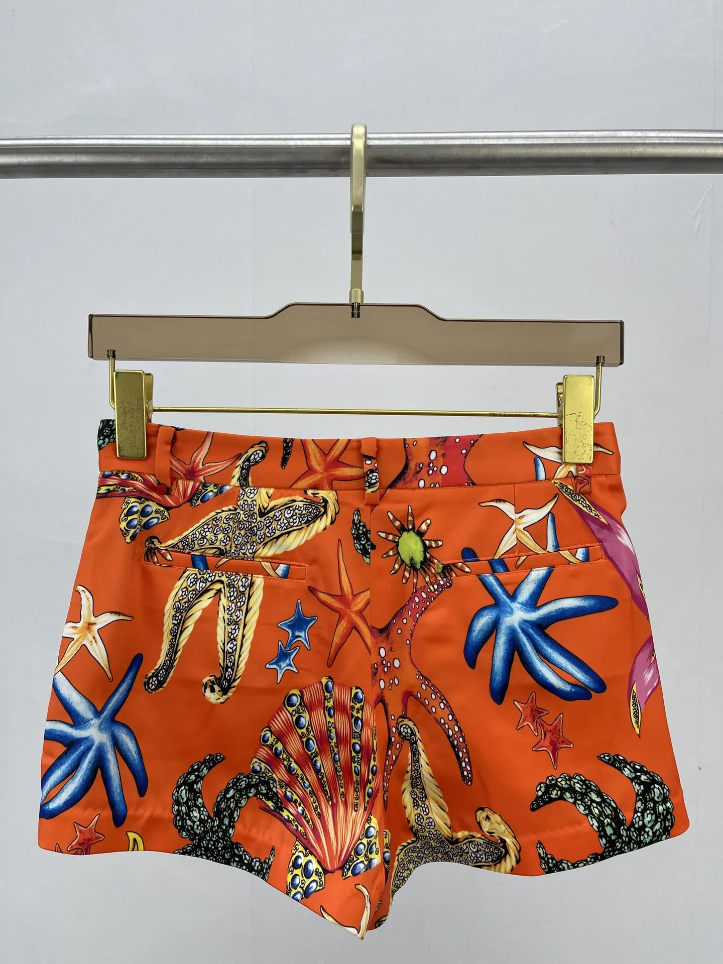 

2021 new women fashion loose print shorts 0612