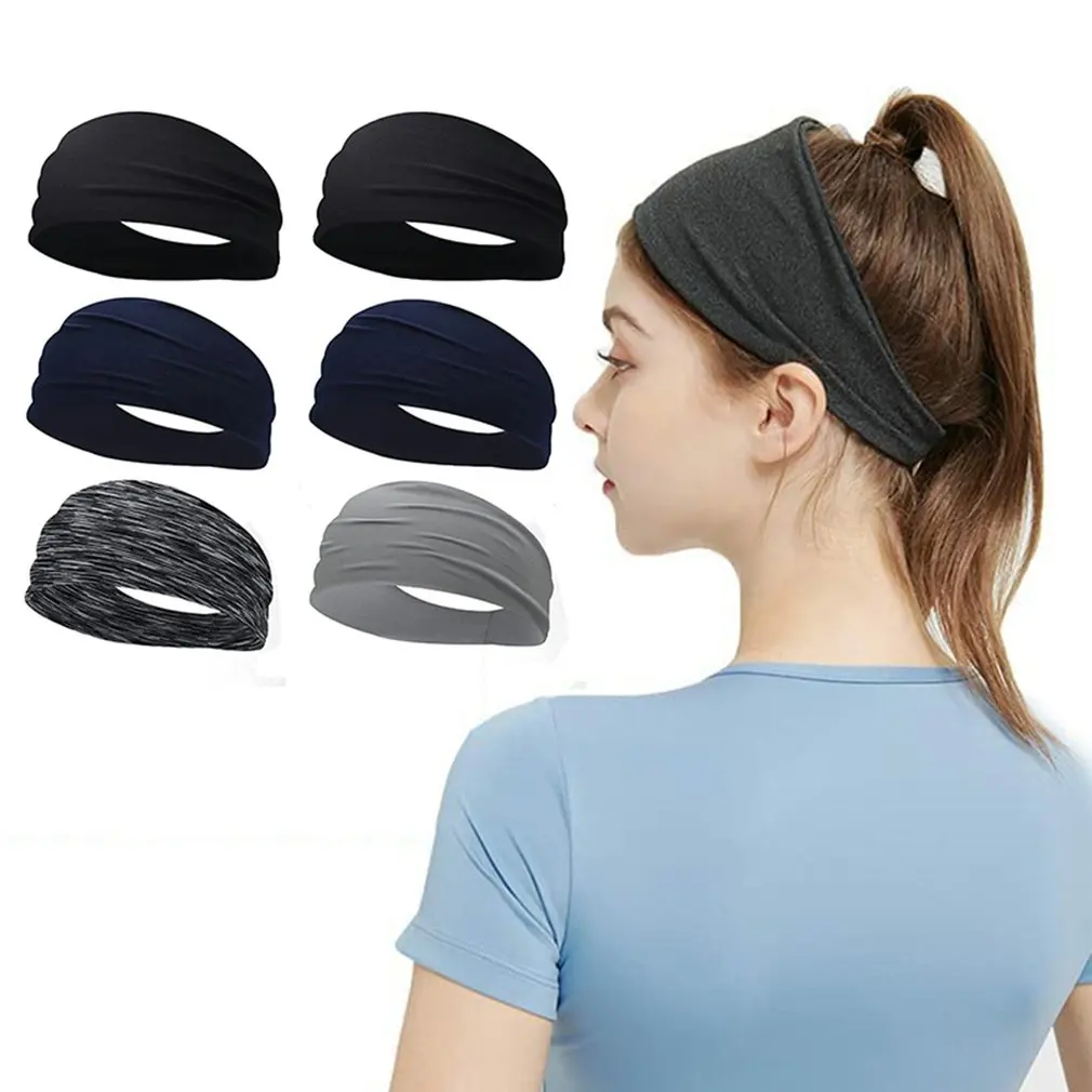 

3 pcs Ice Silk Thin Section Wide Face Printing Yoga Running Fitness Marathon Riding Sweat Belt Summer Ladies Sports Headband