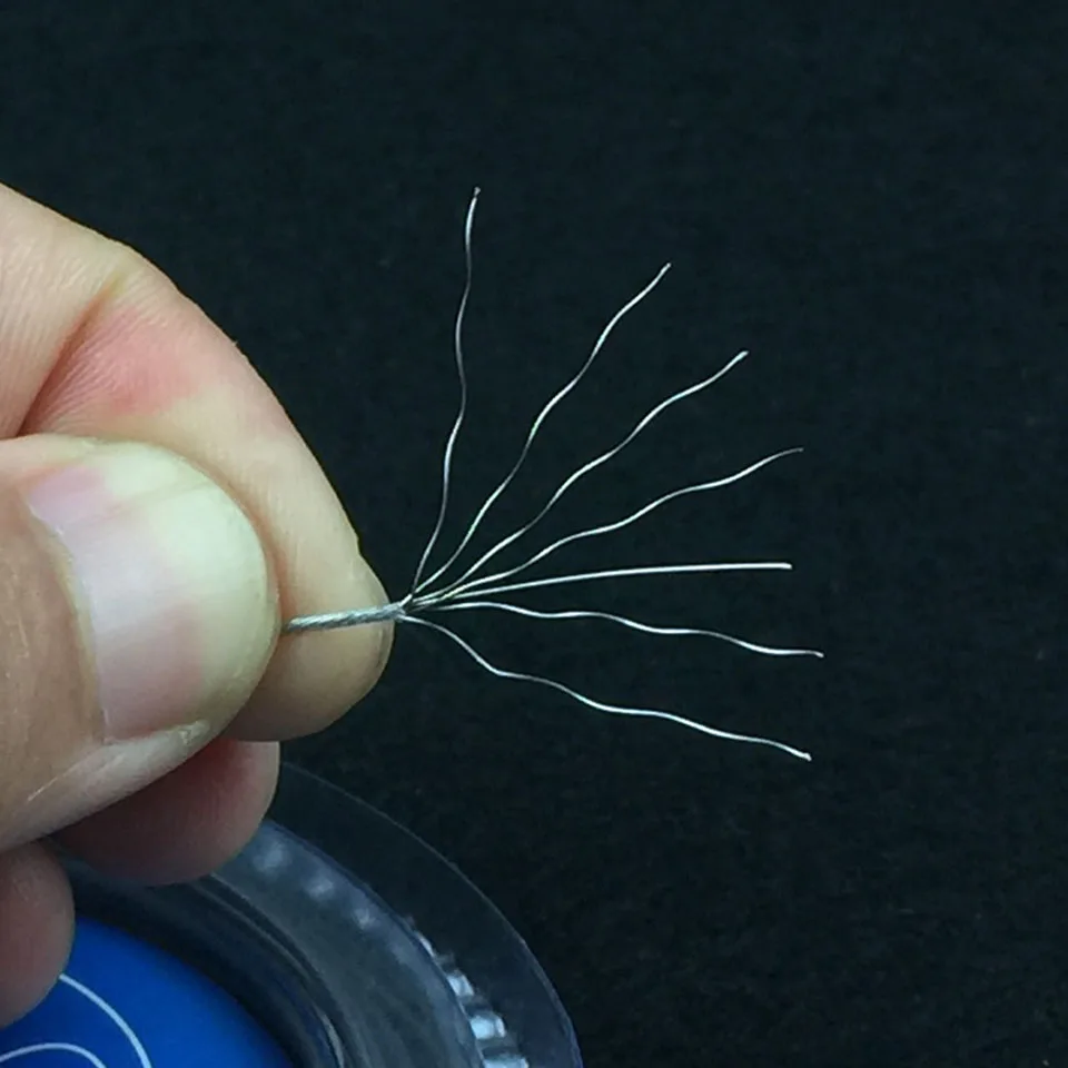 

10M 7 Strands Coated Braided Stainless Wire Fishing Rigging Material Coating Wire Leader Coating Jigging Wire Lead Fish Line