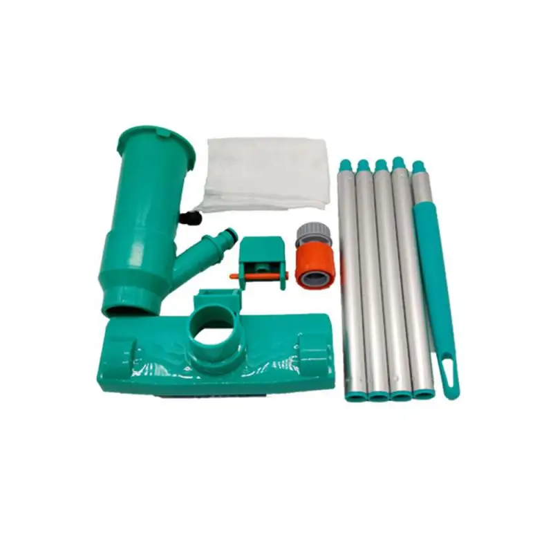 

Pool Floor Vacuum Portable Pool Vacuum With Rods Pool Cleaner Quick Cleaning Pool Bottom Pool Cleaning Accessories Vacuum Brush