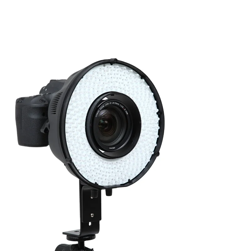 

Falcon Eyes 240 Ring LED Panel 5500K Lighting Video Film Continuous Lamp W/Camera Bracket/ filter DVR-240D