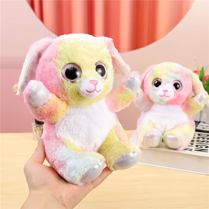 

New Phantom Color Rabbit Bear Doll Cartoon Bg Eyes Series Girls Gifts Sleeping Companion Sofa Bed Decorations Birthday Gift