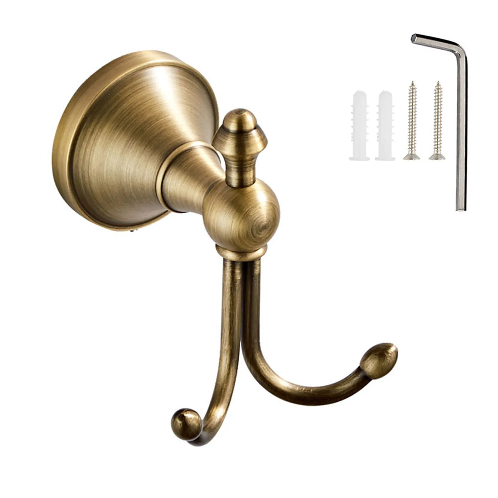 

For Bathroom Bedroom Easy Install Hat Modern Door Back Scarf Multifunction Brass Robe Hook Home Kitchen Coat Hotel Wall Mounted