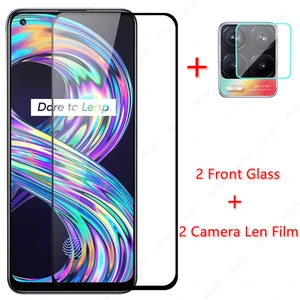 glass for realme 8s 8i tempered glass for realme 8i 8s 8 7 pro narzo 30 30a gt 5g c25s c21 c21y screen protector camera len film free global shipping