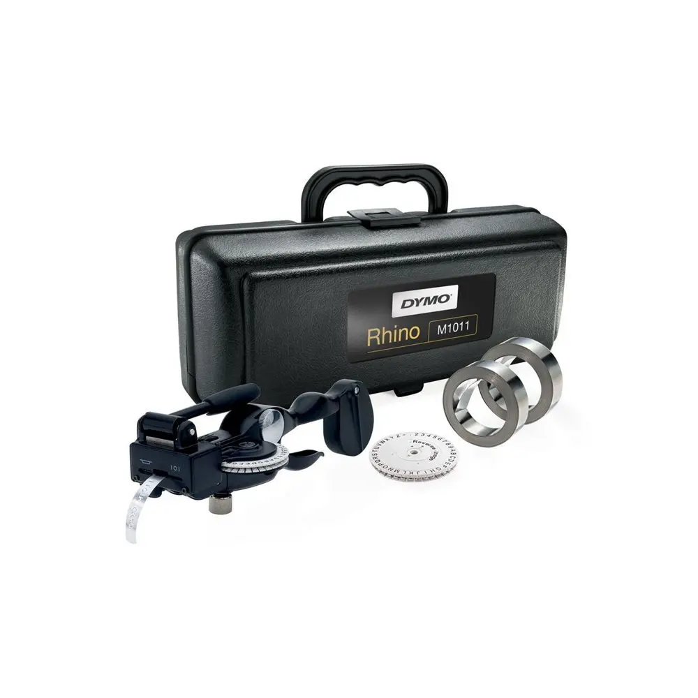 DYMO Rhino Labeller M1011 металлический ленточный писатель labelmaker набор для тиснения
