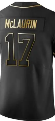 

BALIWEISA Terry McLaurin Black Golden Jerseys T-shirt