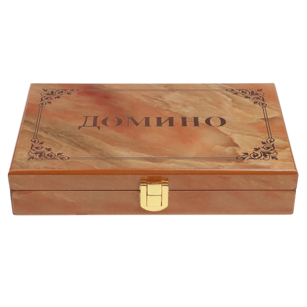 Набор из 28 винтажных домино двойные шесть доска малыш путешествия игра игрушка