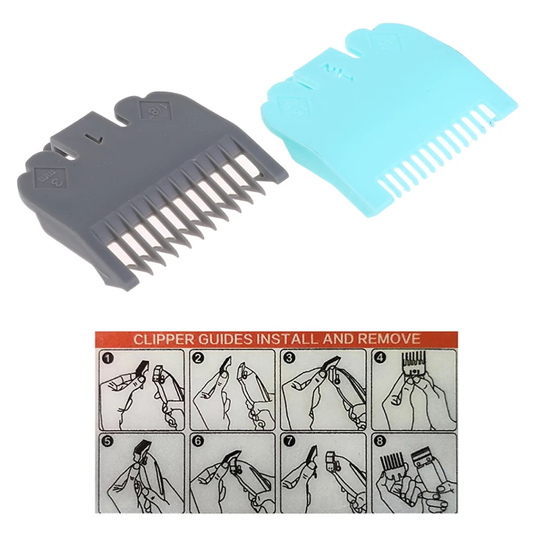 

2PCS Cutting Guide Comb Hairdressing Tool Set l Limit Comb Set Compatible With WAHL Electric Hair Clipper